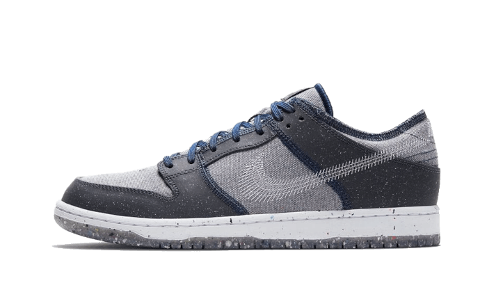 Yeezy SB Dunk Low Crater biały-niebieski - widok główny z boku | Saturaise.com