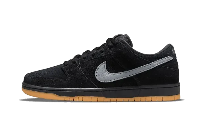 Yeezy Nike SB Dunk Low Fog czarny-szary - widok główny z boku | Saturaise.com