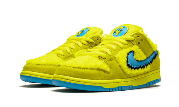 SB Dunk Low Grateful Dead Bears Yellow - Kup oryginalne SB Dunk Low Grateful Dead Bears Yellow CJ5378-700 - widok z drugiego boku - Sneakersy
