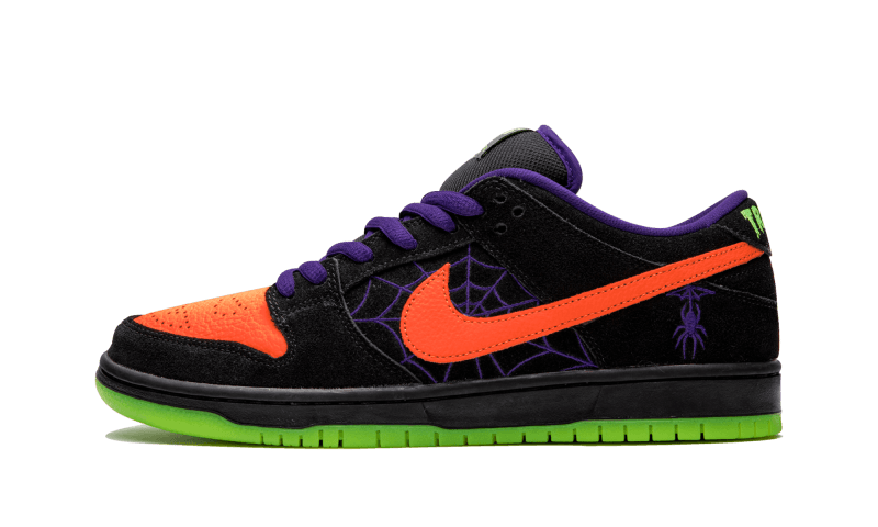Yeezy SB Dunk Low "Night of Mischief" czarny-zielony - widok główny z boku | Saturaise.com