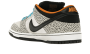Yeezy Nike SB Dunk Low Electric Pack Olympic "Safari" czarny-biały - detale i podeszwa | Saturaise.com