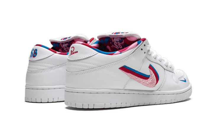 Buty Yeezy SB Dunk Low Parra - widok z przodu - Rozmiary EU
