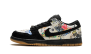 Nike SB Dunk Low Supreme Rammellzee czarny - widok główny z boku | Saturaise.com
