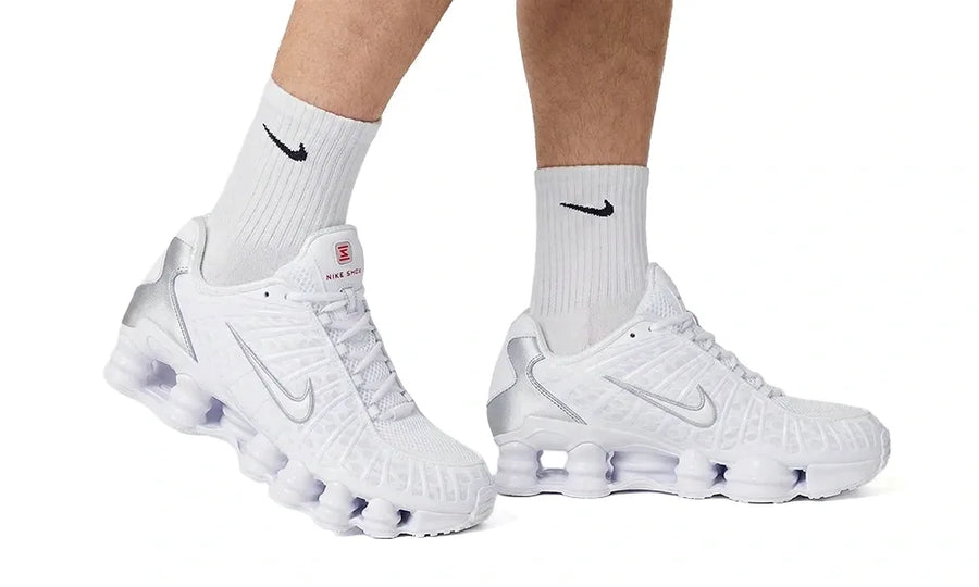 Shox TL White Metallic Silver Max Orange - zdjęcie 2