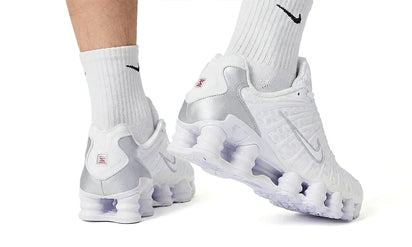 Shox TL White Metallic Silver Max Orange - zdjęcie 3