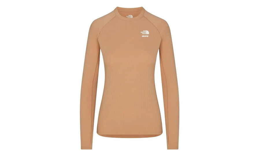Saturaise SKIMS x TNF Dotknit Long Sleeve Top Ochre - widok główny z boku - Streetwear