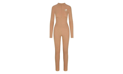 Saturaise SKIMS x TNF Refina Bodysuit Ochre żółty - widok główny z boku | Saturaise.com