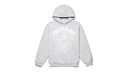 Sp5der OG Web Hoodie Heather Grey