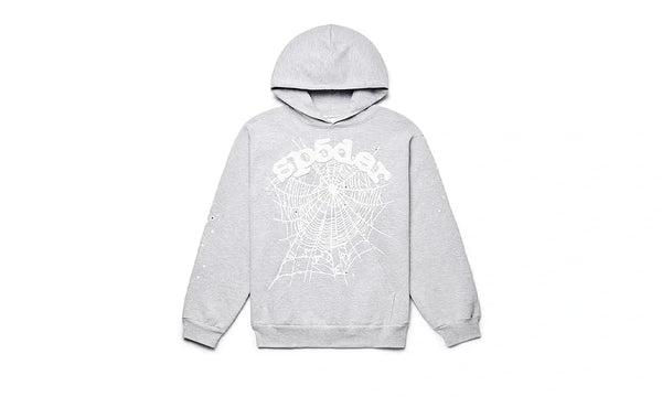 Sp5der OG Web Hoodie Heather Grey