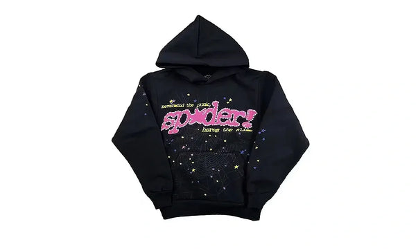 Sp5der P*NK V2 Hoodie Black
