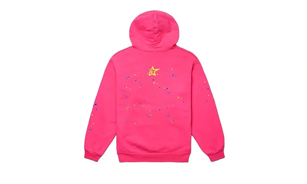 Sp5der P*NK V2 Hoodie Pink - Sp5der P*NK V2 Hoodie Pink - zdjęcie 2