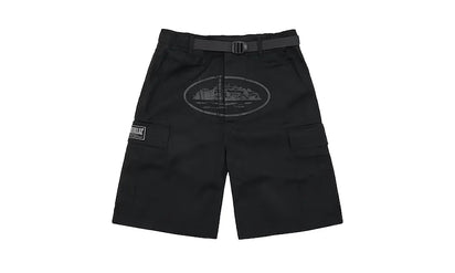 Spodenki Cargo Corteiz Alcatraz Triple Black