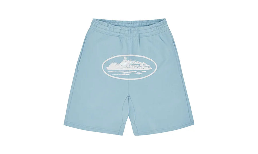Spodenki Dresowe Corteiz Alcatraz Baby Blue