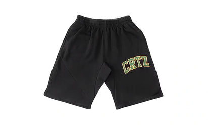 Spodenki Dresowe Corteiz Crtz Dropout Black/Green