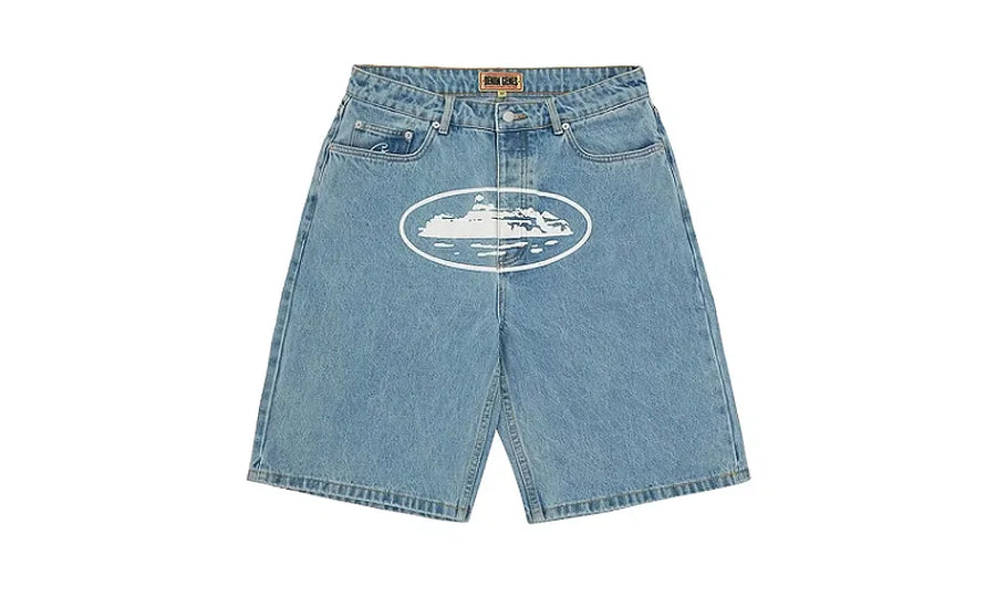 Spodenki Dżinsowe Corteiz Baggy Stonewash