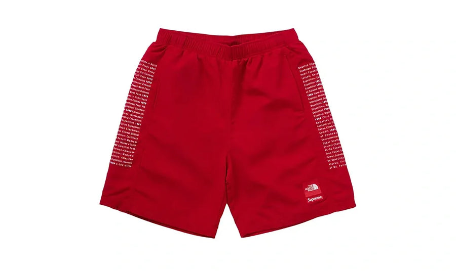 Spodenki Supreme The North Face Nylon Red