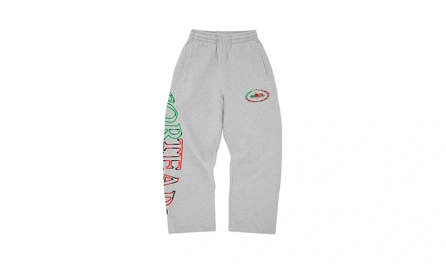 Spodnie Dresowe Corteiz x Denim Tears Cortears Royale Open Hem Sweatpant Heather Grey