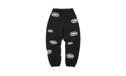 Spodnie Dresowe Corteiz x Denim Tears Island Wreath Sweatpant Black