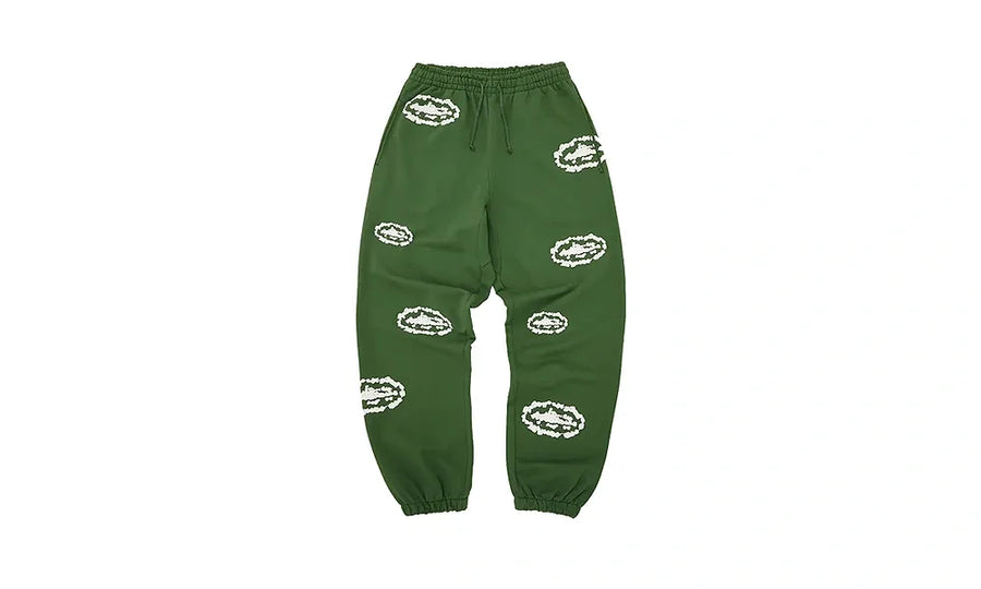 Spodnie Dresowe Corteiz x Denim Tears Island Wreath Sweatpant Green