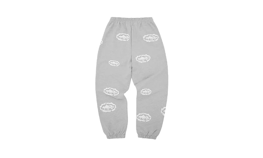 Spodnie Dresowe Corteiz x Denim Tears Island Wreath Sweatpant Heather Grey - zdjęcie 2