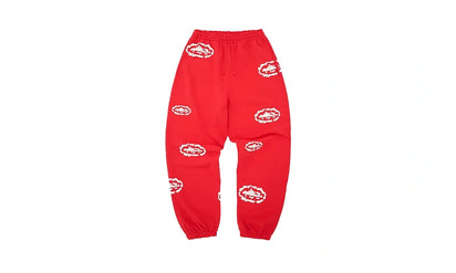 Spodnie Dresowe Corteiz x Denim Tears Island Wreath Sweatpant Red