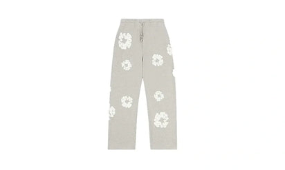 Spodnie Dresowe Denim Tears Cotton Wreath Pants Open Hem Grey