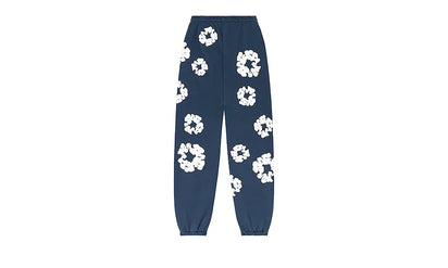 Spodnie dresowe Denim Tears The Cotton Wreath Sweatpants Navy - zdjęcie 2