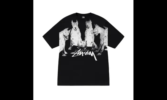 Stussy Stussy Doberman Tee Black - widok główny z boku - Streetwear