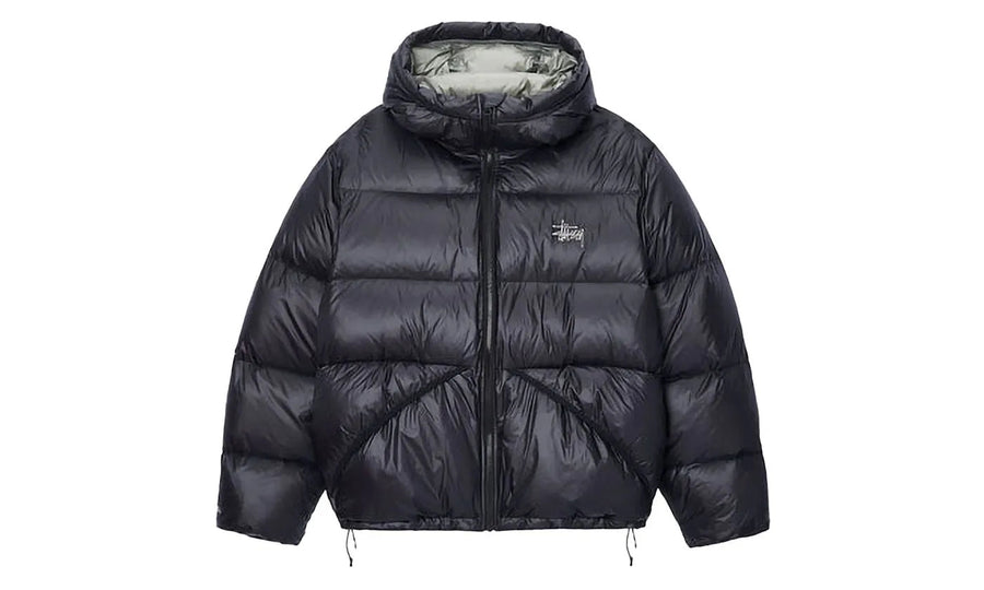 Stussy Stussy Down Micro Ripstop Parka Phantom Black - widok główny z boku - Streetwear
