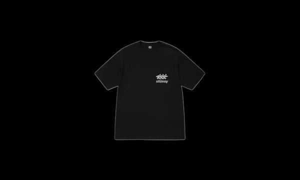 Stussy Surfwalk Tee Pigment Dyed Black - Stussy Surfwalk Tee Pigment Dyed Black - widok z drugiego boku - Premium Quality