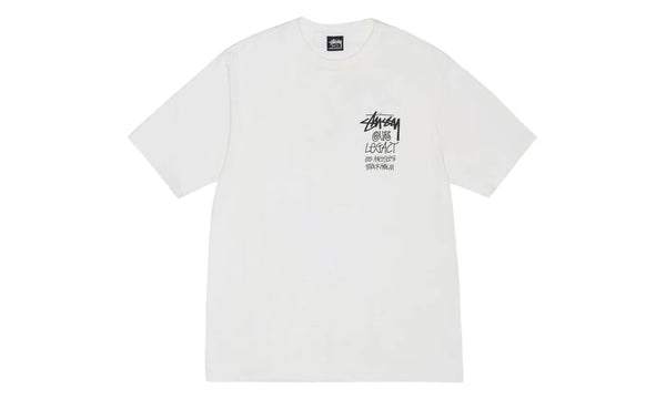 Stussy x Our Legacy Work Shop 8 Ball Yin Yang Pigment Dyed Tee Natural - Stussy x Our Legacy Work Shop 8 Ball Yin Yang Pigment Dyed Tee Natural - widok z drugiego boku - Premium Quality