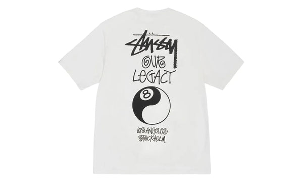Stussy x Our Legacy Work Shop 8 Ball Yin Yang Pigment Dyed Tee Natural