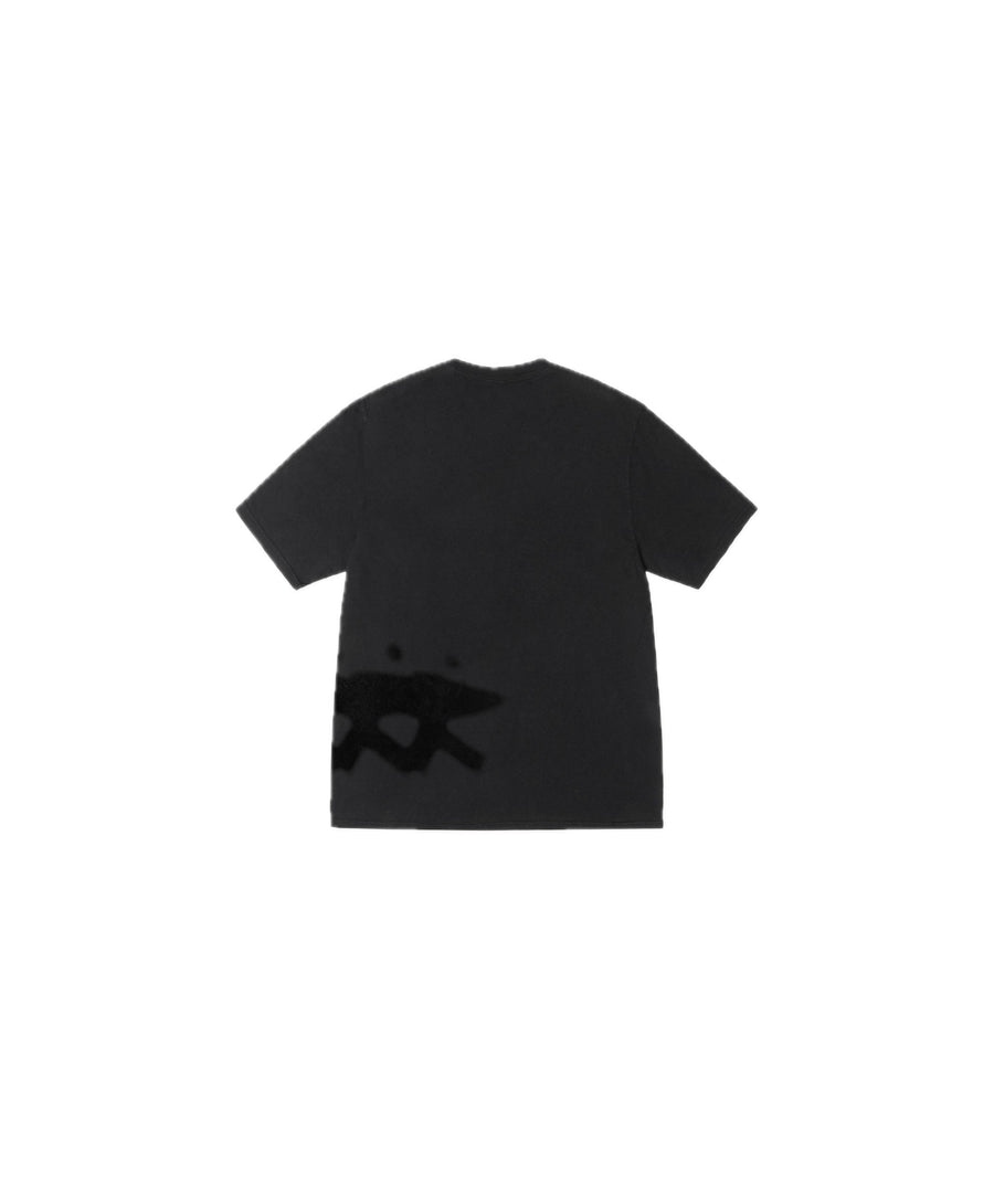 Stussy Low Tide Tee Pigment Dyed Black - widok z drugiego boku - Premium Quality