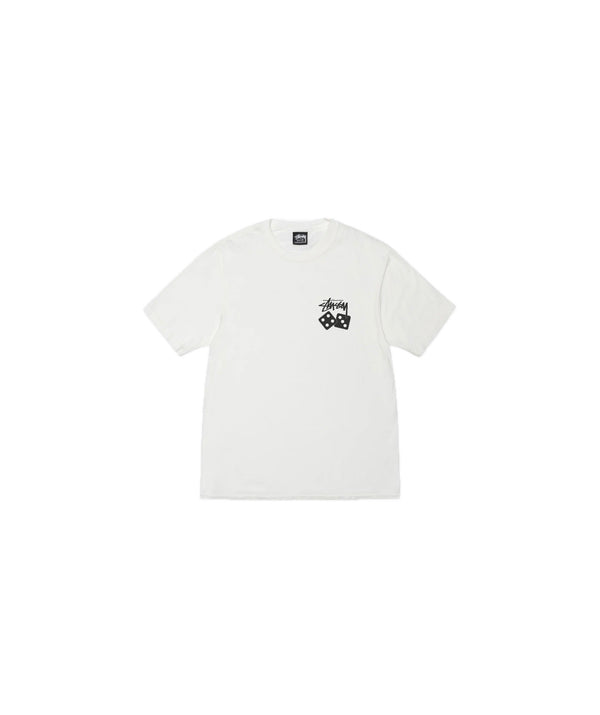 Stussy Dice Pigment Dyed Tee Natural - Stussy Dice Pigment Dyed Tee Natural - widok z drugiego boku - Premium Quality