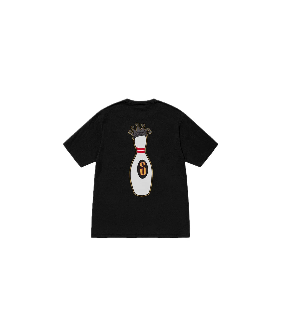 Stussy Stussy Kingpin Pigment Dyed Tee Black - widok główny z boku - Streetwear