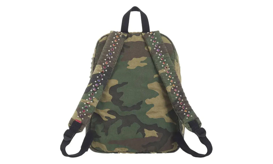 Kup oryginalne Supreme b.b. Simon Denim Backpack Woodland Camo SUPR-SBSDBW-WOODLANDCAMO - widok z drugiego boku - Sneakersy