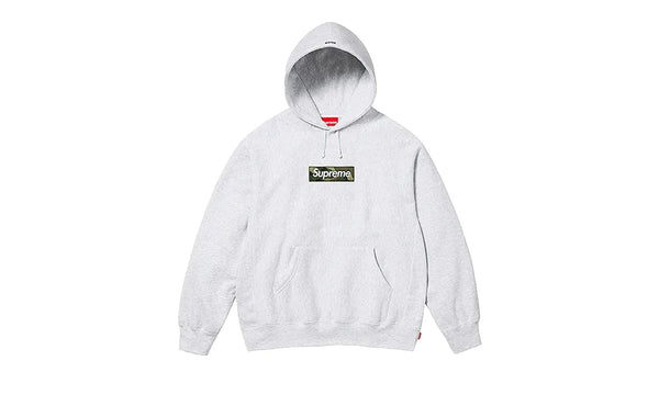 Supreme Box Logo Hooded Sweatshirt (FW23) Ash Grey