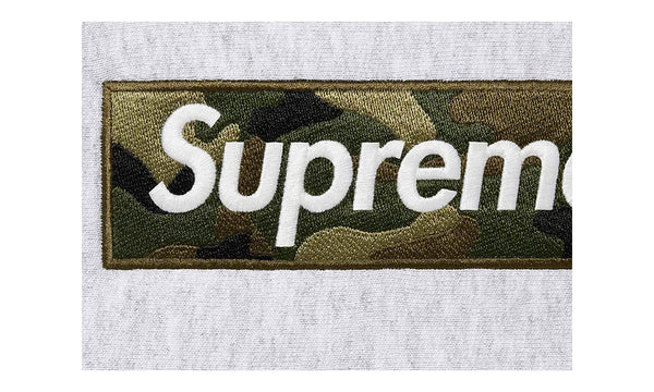 Supreme Box Logo Hooded Sweatshirt (FW23) Ash Grey - Supreme Box Logo Hooded Sweatshirt (FW23) Ash Grey - zdjęcie 2