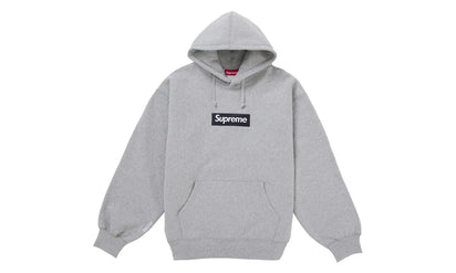 Supreme Box Logo Hooded Sweatshirt Heather Grey (FW25)