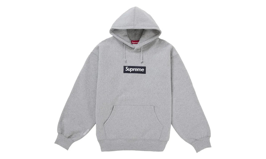 Supreme Box Logo Hooded Sweatshirt Heather Grey (FW25)