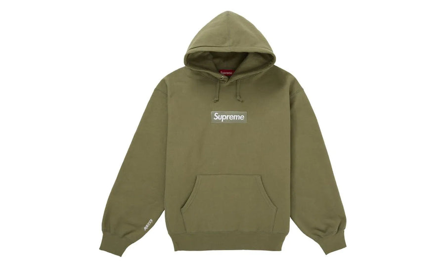 Supreme Box Logo Hooded Sweatshirt Olive (FW25)