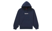 Supreme Box Logo Hooded Sweatshirt Navy (FW25)