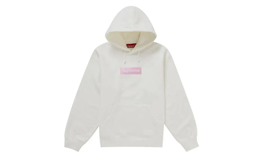 Supreme Box Logo Hooded Sweatshirt White (FW25)