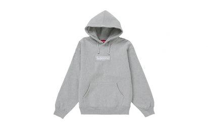 Supreme Box Logo Hooded Sweatshirt Heather Grey (FW25)