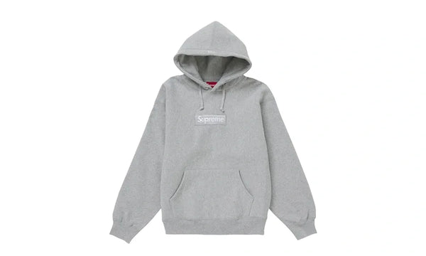 Supreme Box Logo Hooded Sweatshirt Heather Grey (FW25)