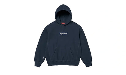 Supreme Box Logo Hooded Sweatshirt Navy (FW25)