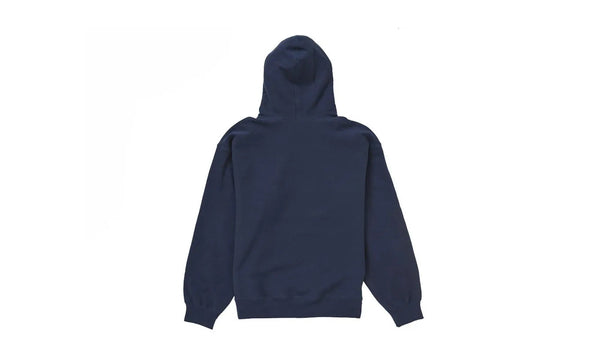 Supreme Box Logo Hooded Sweatshirt Sweatshirt (FW24) Navy - Supreme Box Logo Hooded Sweatshirt Sweatshirt (FW24) Navy - widok z drugiego boku - Premium Quality