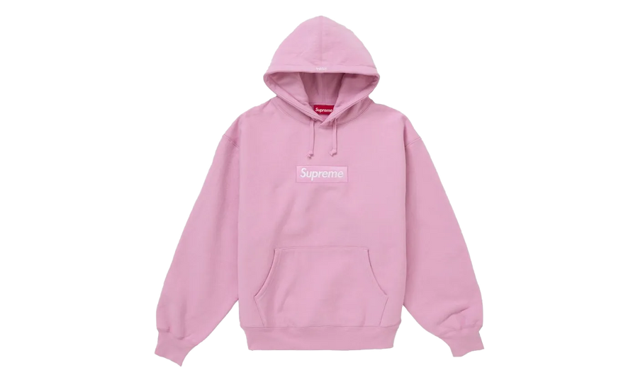 Supreme Supreme Box Logo Hooded Sweatshirt Sweatshirt (FW24) Pink - widok główny z boku - Streetwear