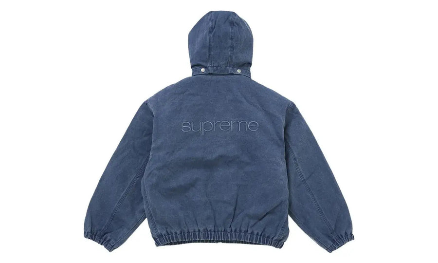 Supreme Faux Sherling Lined Bomber Jacket (FW25) Navy