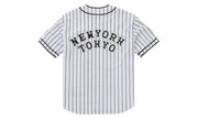 Kup oryginalne Supreme Homerun Baseball Jersey White - widok z drugiego boku - Sneakersy